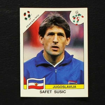 Italia 90 No. 280 Panini sticker Safet Susic