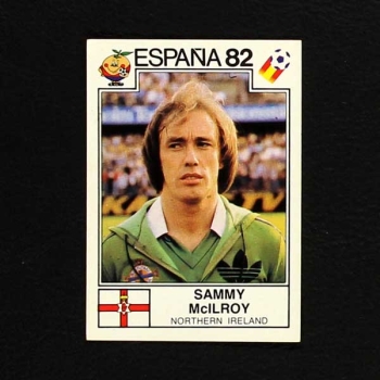 Espana 82 Nr. 339 Panini Sticker Sammy McIlroy