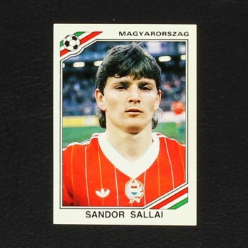 Mexico 86 Nr. 203 Panini Sticker Sandor Sallai