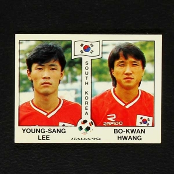 Italia 90 Nr. 321 Panini Sticker Sang Lee - Hwang