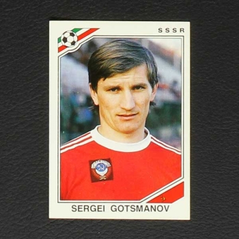 Mexico 86 Nr. 191 Panini Sticker Sergei Gotsmanov