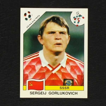 Italia 90 Nr. 138 Panini Sticker Sergeij Gorlukovich