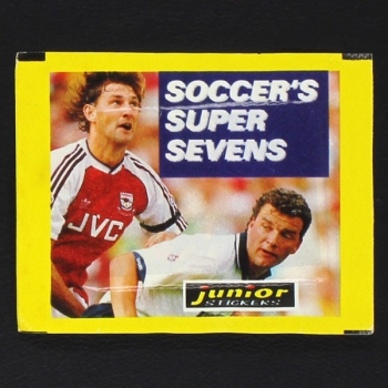 Soccers Super Sevens 1991 Panini sticker bag