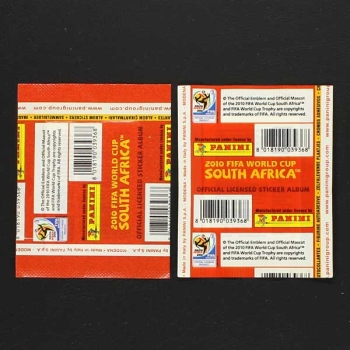 South Africa 2010 Panini sticker bags 2 variants