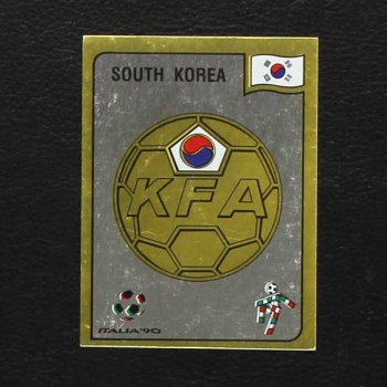 Italia 90 Nr. 316 Panini Sticker South Korea Wappen