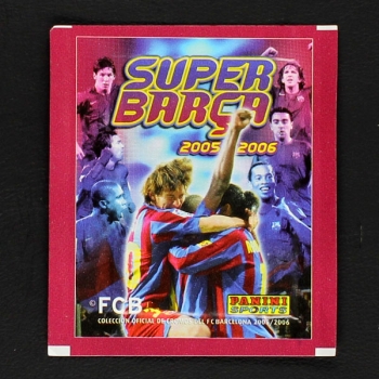 Super Barca 2005 Panini Sticker Tüte