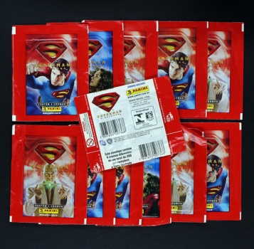 Superman o Retorno 2006 Panini 12 Sticker Tüten