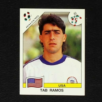 Italia 90 Nr. 107 Panini Sticker Tab Ramos