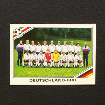 Mexico 86 Nr. 293 Panini Sticker Team Deutschland BRD