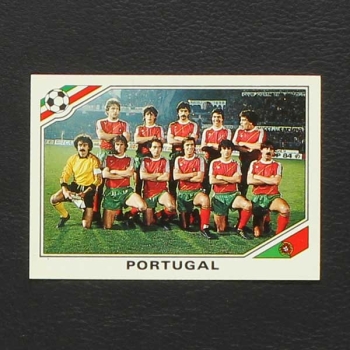 Mexico 86 Nr. 383 Panini Sticker Team Portugal