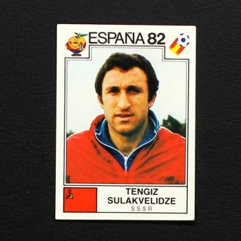 Espana 82 Nr. 385 Panini Sticker Tengiz Sulakvelidze