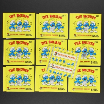 The Smurfs Panini Sticker Tüten - USA Version 10x