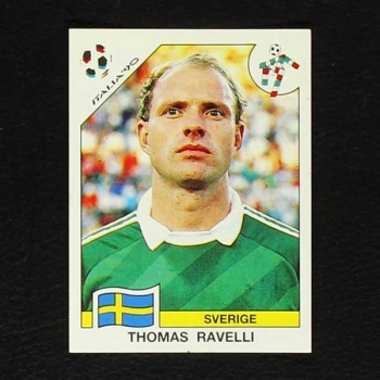 Italia 90 Nr. 230 Panini Sticker Thomas Ravelli