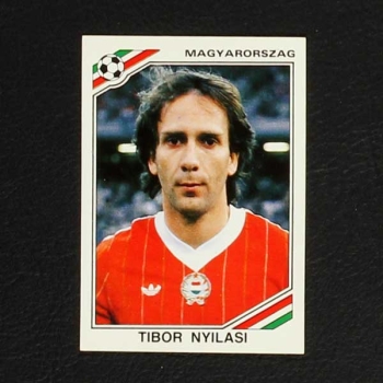 Mexico 86 Nr. 214 Panini Sticker Tibor Nyilasi