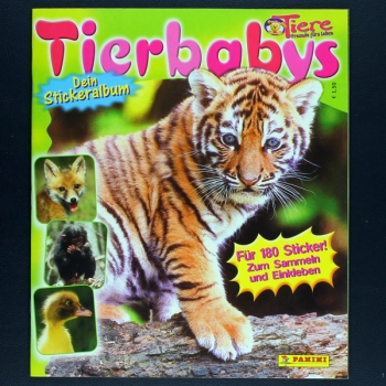 Tierbabys Panini Sticker Album komplett