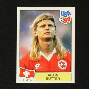 USA 94 Nr. 027 Panini Sticker Alain Sutter