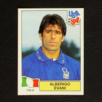 USA 94 Nr. 273 Panini Sticker Alberigo Evani