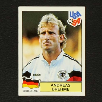 USA 94 Nr. 135 Panini Sticker Andreas Brehme