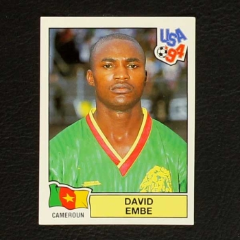 USA 94 No. 107 Panini sticker David Embe