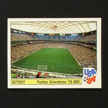 USA 94 Nr. 008 Panini Sticker Detroid Pontiac Silverdome