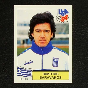 USA 94 Nr. 239 Panini Sticker Dimitrios Saravakos