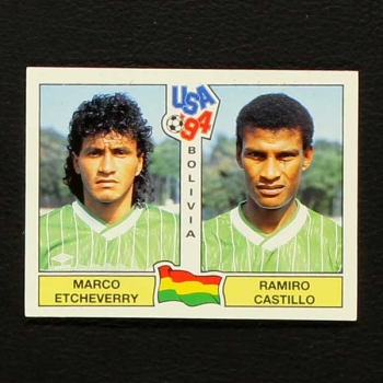 USA 94 Nr. 191 Panini Sticker Etcheverry - Castillo