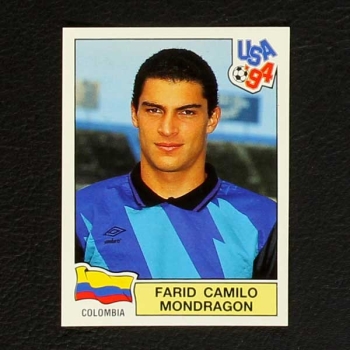 USA 94 Nr. 053 Panini Sticker Farid Camilo Mondragon