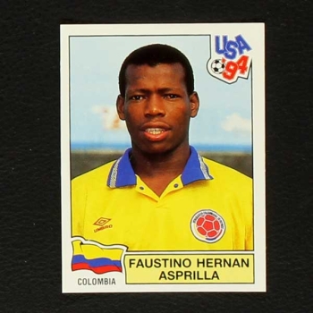 USA 94 Nr. 049 Panini Sticker Faustino Hernan Asprilla