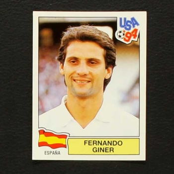 USA 94 Nr. 153 Panini Sticker Fernando Giner