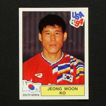 USA 94 Nr. 177 Panini Sticker Jeong Woon Ko