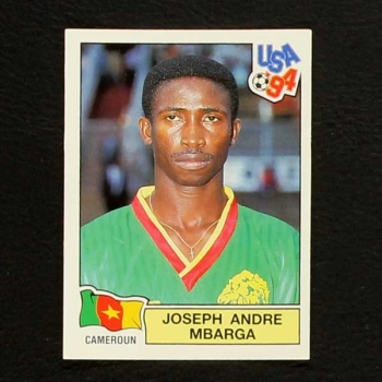 USA 94 Nr. 104 Panini Sticker Joseph Andre Mbarga