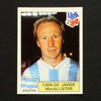 USA 94 Nr. 210 Panini Sticker Carlos Javier MacAllister