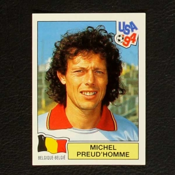 USA 94 Nr. 281 Panini Sticker Michel PreudHomme