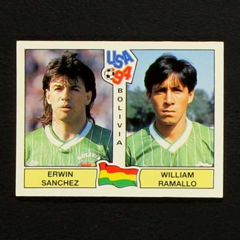 USA 94 Nr. 192 Panini Sticker Sanchez - Ramallo