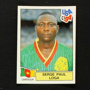 USA 94 Nr. 102 Panini Sticker Serge Paul Loga