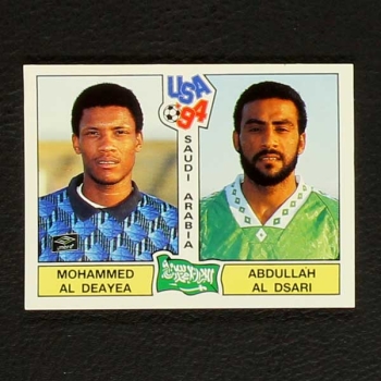 USA 94 No. 320 Panini sticker al Deayea - al Dsari