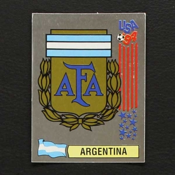 USA 94 Nr. 209 Panini Sticker Wappen Argentina