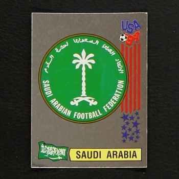 USA 94 No. 319 Panini sticker badge Saudi Arabia