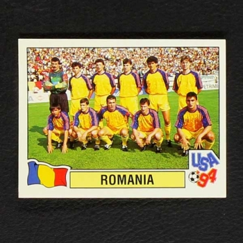 USA 94 Nr. 067 Panini Sticker Mannschaft Romania