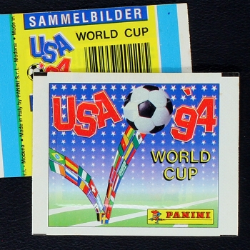 USA 94 Panini Sticker Tüte Variante - gelb-blau