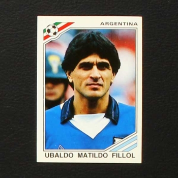 Mexico 86 Nr. 074 Panini Sticker Ubaldo Matildo Fillol