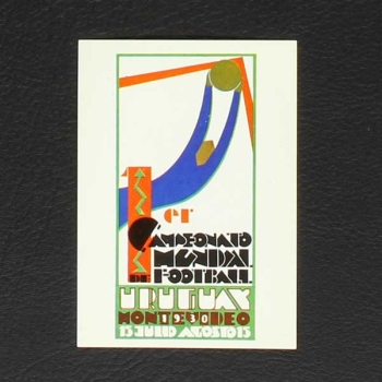 Mexico 86 Nr. 004 Panini Sticker Uruguay Poster