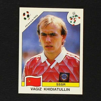 Italia 90 Nr. 139 Panini Sticker Vagiz Khidiatullin