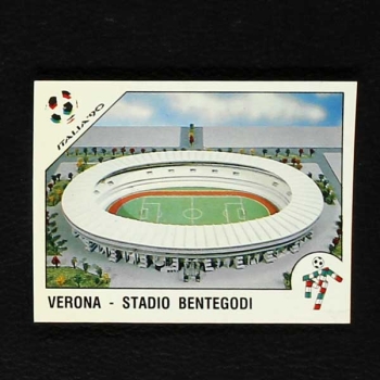 Italia 90 Nr. 028 Panini Sticker Verona - Stadio Bentegodi