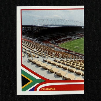 Polokwane - Peter Mokaba Stadium Panini Sticker Nr. 20 - South Africa 2010