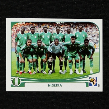 Nigeria Team Panini Sticker Nr. 125 - South Africa 2010