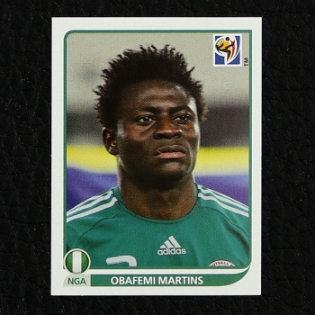 Obafemi Martins Panini Sticker Nr. 142 - South Africa 2010