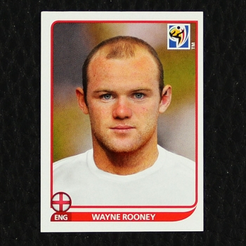 Wayne Rooney Panini Sticker Nr. 198 - South Africa 2010