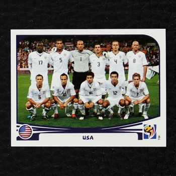 USA Team Panini Sticker Nr. 201 - South Africa 2010