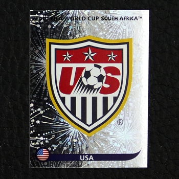 USA Wappen Panini Sticker Nr. 202 - South Africa 2010